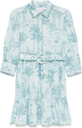 MC2 Saint Barth Abito corto in lino - Blu