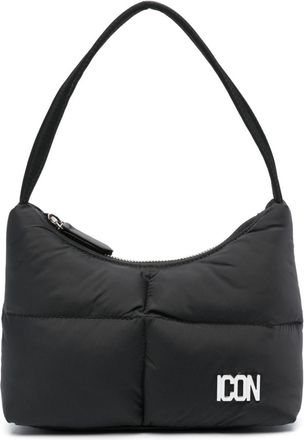 Dsquared2 gothic-logo puffer shoulder bag - women - Polyester - OS - Black