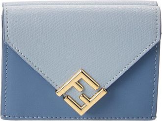 Fendi Fendi Ff Diamonds Leather Wallet