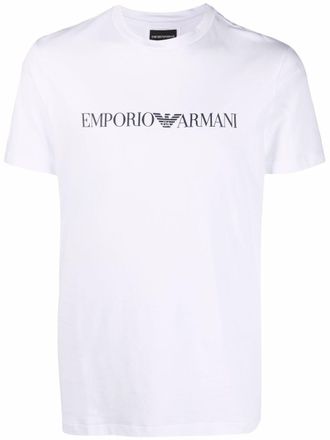 Tシャツ・カットソー EMPORIO ARMANI Woman T-Shirt White EW001523AF12573 U0002 Women's T-shirt Armani Exchange - T-Shirts & Tank Tops