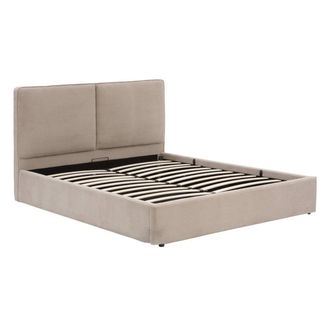 Atmosphera Cama Con Caj&oacute;n Wonta Rectangular, 160 X 200 Cm, Gris - Atmosphera Cr&eacute;ateur DInt&eacute;rieur