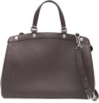 Louis Vuitton Brea Burgundy Leather Handbag (Pre-Owned)