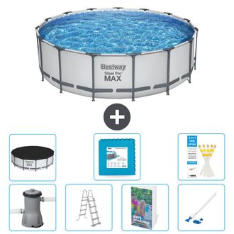 Bestway Piscina Bestway Steel Pro Max Redonda - 488x122 Cm - 8-piezas S531