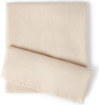 Brunello Cucinelli Cashmere diagonal scarf in Sand at Nordstrom