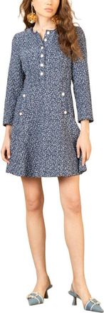 Hale Bob Hale Bob Long Sleeve Austyn Mini Dress