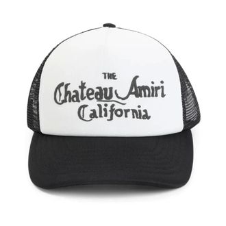 Amiri Accessoires, Heren, Zwart, ONE Size, Chateau Foam Trucker Hat