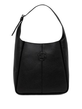 BOSS logo-detail tote bag - women - Polyurethane - One Size - Black