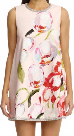 Acler Anglesey Mini Dress In Pink