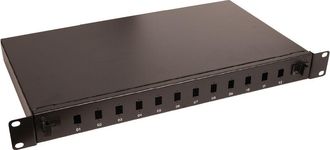 OEM Panel De Conexi&oacute;n De Fibra &Oacute;ptica Lanview De 19 Y 1u Con 12 Puertos Para Conectores Sc Simplex/lc D&uacute;plex, Lvo231553