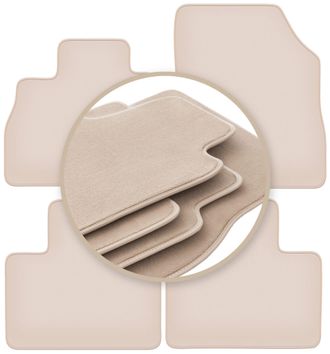 OEM Alfombrillas Premium Beige Para: Renault Grand Scenic Iv Monovolumen 2016