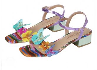 Betsey Johnson Womens Emerry Sandal In Multi Floral