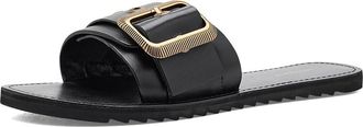AllSaints Ella Slider Womens Sandals Black : 10.5 M, Leather