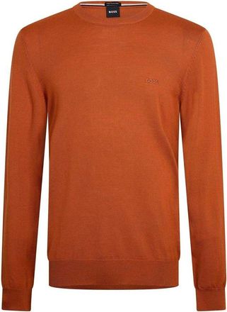 HUGO BOSS Gebreide herentrui Botto (Donker Oranje)