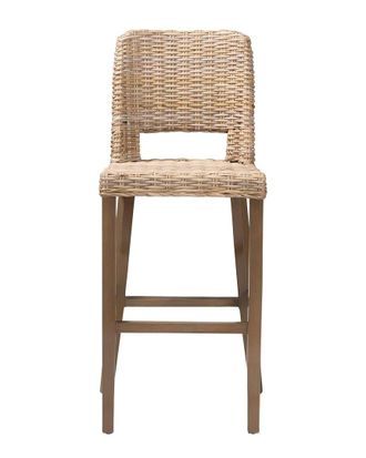 Baxton Studio Magy Modern Wood Bar Stool