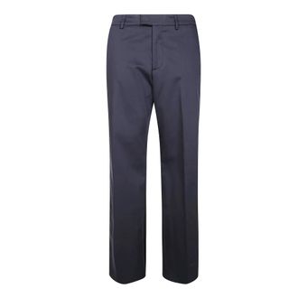 Berwick 1707 Straight Trousers, female, Blue, S, Stylish Trousers for Men