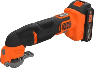 Black+Decker Utensile Oscillante A Batteria 18v - Multifunzione - Black+decker - Senza Batteria E Caricabatterie - Accessori - Bdcos18n-xj