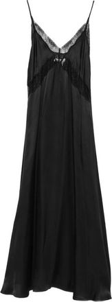 Anine Bing Lace-trim V-neck Maxi Dress