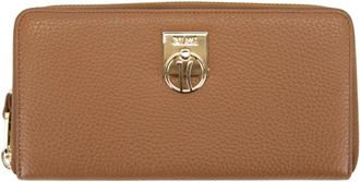 Alviero Martini 1A Classe Leren damesportemonnee met meerdere vakken - Dames - Portefeuilles - Bruin - ONE Size - Leer - Accessoires