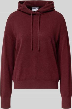 Jake*s Casual Hoodie aus Kaschmir in Aubergine, Größe XXL