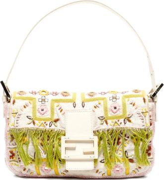 Fendi Borsa a spalla con perline 2000-2015 - Toni neutri