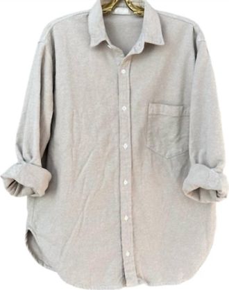 CP Shades Womens Jojo Linen Shirt In Sand
