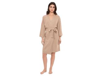 Barefoot Dreams CozyChic Lite(r) Smiley Sun Robe Womens Jumpsuit & Rompers One Piece Willow : 2XS/XS, Nylon/Rayon