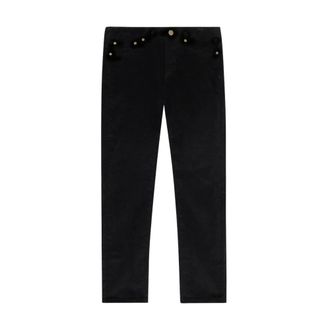 Brooks Brothers 5-Pocket katoenen corduroy broek - Dames - Slim Fit Broeken - Zwart - W32 - Katoen - Broeken