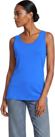Lands End Cotton Tank Top in Bright French Blue at Nordstrom, Size X-Large