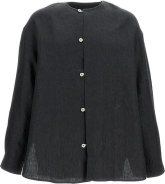 Jacquemus Grey La Chemise Pastro Linen Shirt