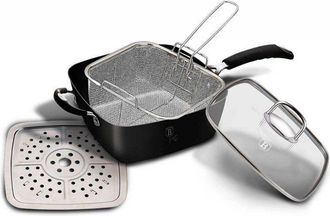 OEM Sart&eacute;n Con Cesta Y Placa De Vapor Berlingerhaus Bh-6554