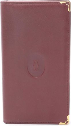 Cartier Bordeaux Leather Long Wallet (Bi-Fold) (Pre-Owned)