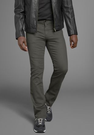 Arizona Stretch-Hose ARIZONA Harry, Herren, Gr. 24, N + U Gr, grau, Twill, Obermaterial: 98% Baumwolle, 2% Elasthan, unifarben, Basic, normal lang, Hosen Stre