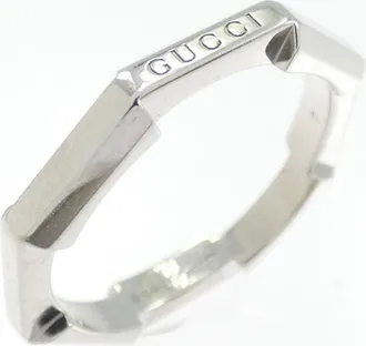 Gucci White Gold (18K) Band Ring (Pre-Owned)