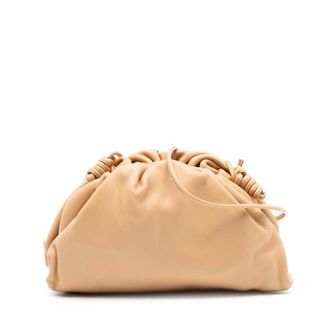 Bottega Veneta Pre-owned Bottega Veneta Lambskin The Mini Pouch Crossbody B09518248K