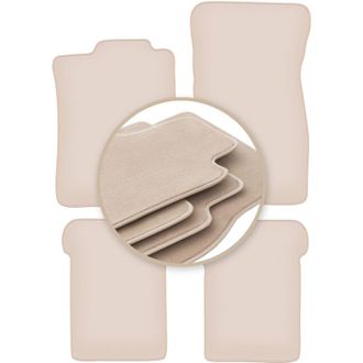 OEM Alfombrillas Premium Beige Para Volkswagen Corrado Coup&eacute; 1988-1994