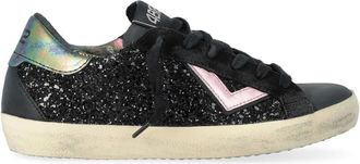 4B12 Schoenen, Dames, Zwart, 40 EU, Glitter Supreme Dark Stijlvol Model