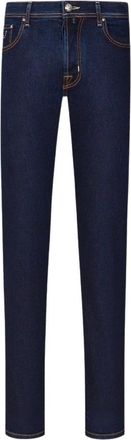 Jacob Cohen Slim Donkerblauwe Nick Jeans - Dames - Slim Fit Jeans - Blauw - W30 - Katoen - Jeans