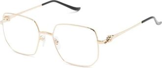 Cartier Glasses, female, Yellow, Size: 55 MM Ct0568O 001 Eyeglasses