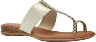 Andr&eacute; Assous Neo Toe Loop Sandal in Platino at Nordstrom, Size 11