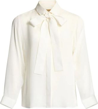 Elie Saab Camicia con fiocco - Bianco