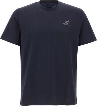 Paul & Shark Paul&Shark T-shirts en Poloshirts Blauw - Heren - T-shirts - Blauw - XL - Katoen - Tops