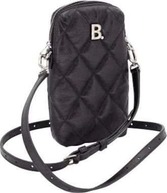 Balenciaga Pre-owned Cross Body Bags, male, Black, Size: ONE SIZE Pre-owned Quilted Pouch