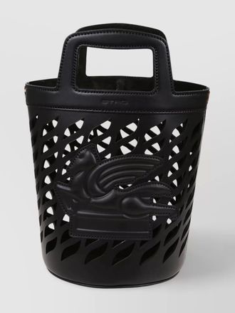 Etro na leather bucket bag