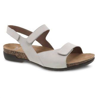 Dansko Womens Ronda Sandal In Ivory Milled Nubuck