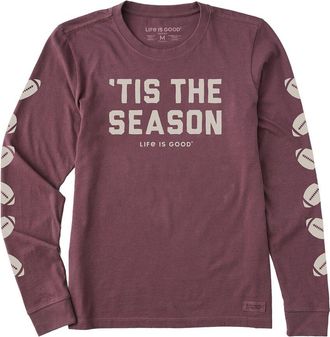 Life is good Long Sleeve Crusher T-Shirt
