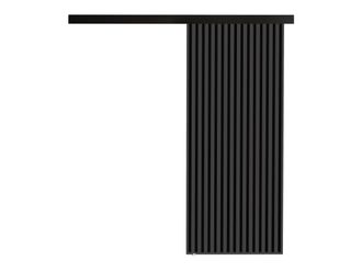 Mirjan24 Mobilier1 - Puerta Corredera Dover 202, Antracita + Negro