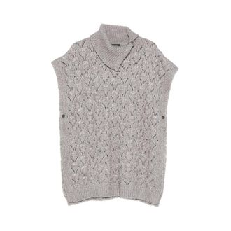Fabiana Filippi Dames, Jassen, Grijs, Maat: ONE Size