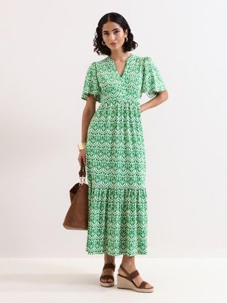 Phase Eight Shakira Jersey Dress in Green at Nordstrom, Size 14