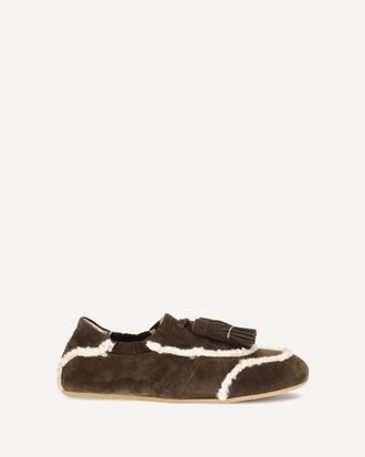 Fratelli Rossetti Suede slip-on Loafers with tassel Female 37