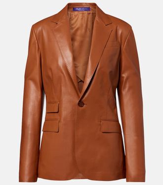 Ralph Lauren Collection Blazer Parker in pelle